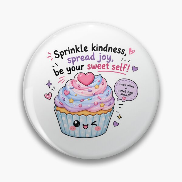 Item preview, Sprinkle Kindness Spread Joy Cute Cupcake Sticker designed and sold by Snikdha.