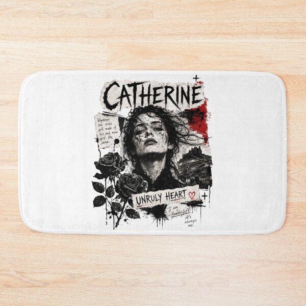 Item preview, Catherine Wuthering Heights Unruly Heart Gothic Portrait Quote designed and sold by Fenay Designs.