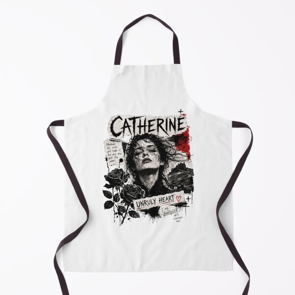 Item preview, Catherine Wuthering Heights Unruly Heart Gothic Portrait Quote designed and sold by Fenay Designs.