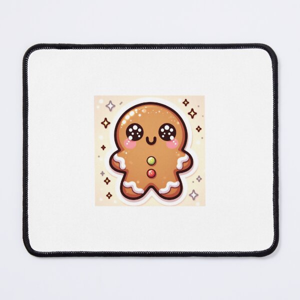 Item preview, Kawaii Christmas Gingerbread Man Sticker designed and sold by PastelPawsArt.