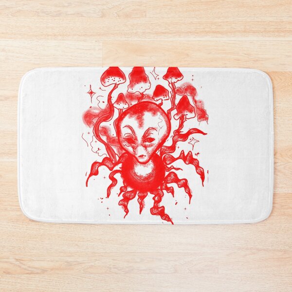 Item preview, Red Line Underworld Alien - Dark Fantasy Art designed and sold by Ideniquo.