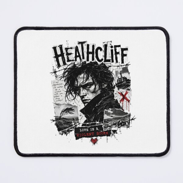 Item preview, Heathcliff Wuthering Heights Love is a Violent Storm Gothic Grunge designed and sold by Fenay Designs.