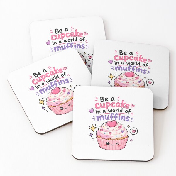 Item preview, Be a Cupcake in a World of Muffins Cute Sticker designed and sold by Snikdha.