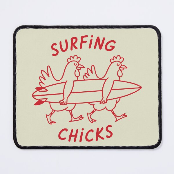 Item preview, Surfing Chicks Funny Surfing Adventures in Australia T Shirts designed and sold by MalwasBasket.