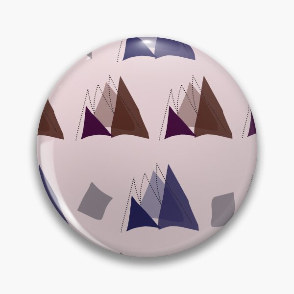Item preview, Geometric Mountain Range Pattern – Boho Minimalist Wall Art designed and sold by  Boho Vibes Studio.
