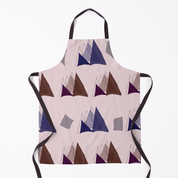 Item preview, Geometric Mountain Range Pattern – Boho Minimalist Wall Art designed and sold by  Boho Vibes Studio.