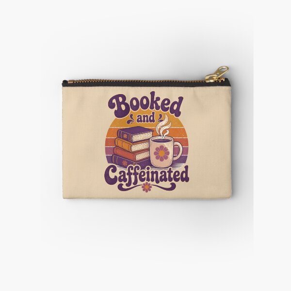 Item preview, "Booked and Caffeinated" Retro designed and sold by MusesWhispers.