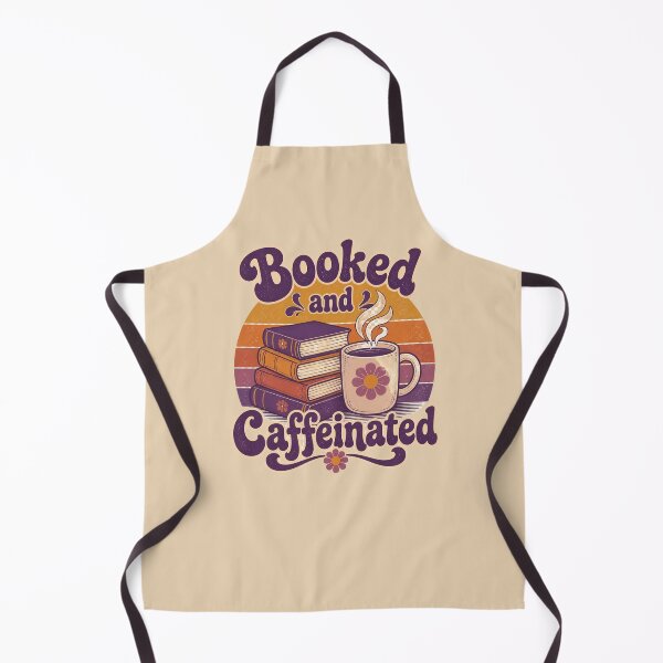 Item preview, "Booked and Caffeinated" Retro designed and sold by MusesWhispers.
