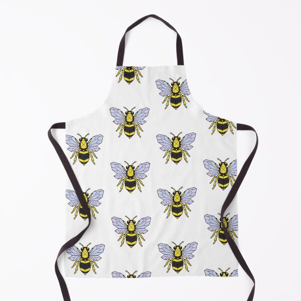 Item preview, Geometric Honey Bee Illustration designed and sold by Inka Moon Design.