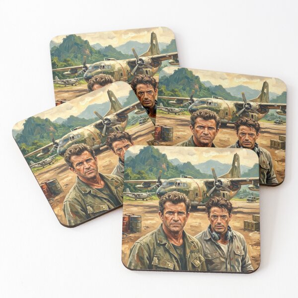 Item preview, Air America Retro Action Comedy Military Tribute Art Movie Poster designed and sold by Art's Diner.