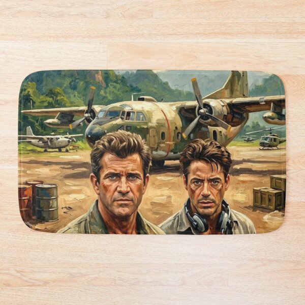 Item preview, Air America Retro Action Comedy Military Tribute Art Movie Poster designed and sold by Art's Diner.
