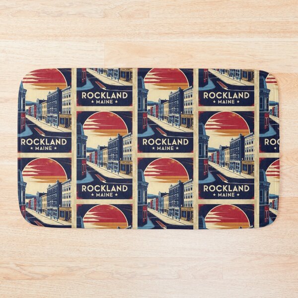 Item preview, Rockland Maine 1950s USA Vintage Travel Tourism designed and sold by TravelersGems.