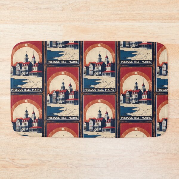 Item preview, Presque Isle Maine 1950s USA Vintage Travel Tourism designed and sold by TravelersGems.
