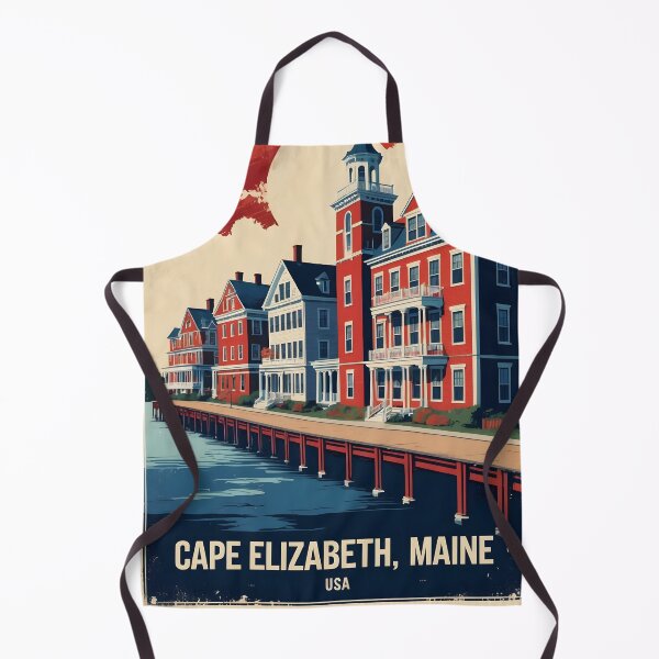Item preview, Cape Elizabeth Maine 1950s USA Vintage Travel Tourism designed and sold by TravelersGems.