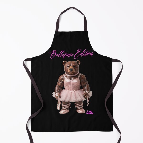Item preview, Ballerina Iron Teddy - Muscular Bear in Pink Tutu designed and sold by Woof-zil.