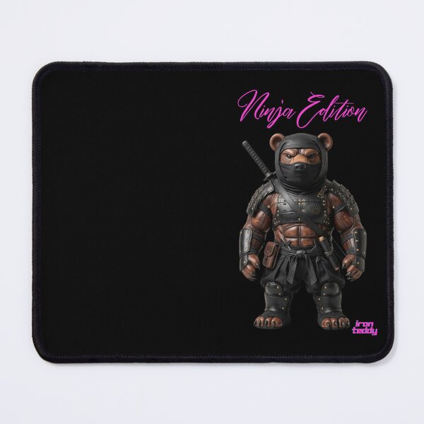 Item preview, Ninja Iron Teddy - Muscular Shinobi Leather Bear designed and sold by Woof-zil.