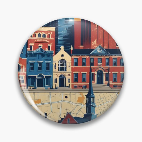 Item preview, Fairfield Maine 1950s USA Vintage Travel Tourism designed and sold by TravelersGems.