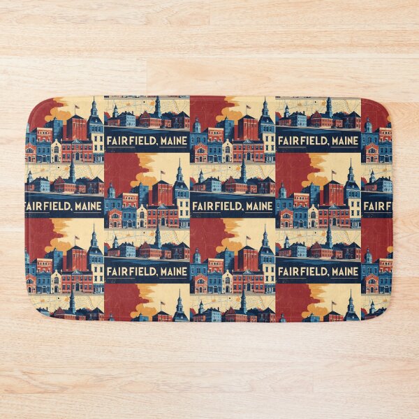 Item preview, Fairfield Maine 1950s USA Vintage Travel Tourism designed and sold by TravelersGems.