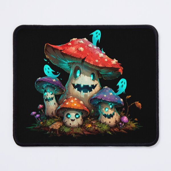 Item preview, Family of Ghost Mushrooms from the Enchanted Forest designed and sold by MarlicShop.