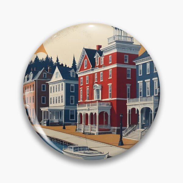 Item preview, Scarborough Maine 1950s USA Vintage Travel Tourism designed and sold by TravelersGems.