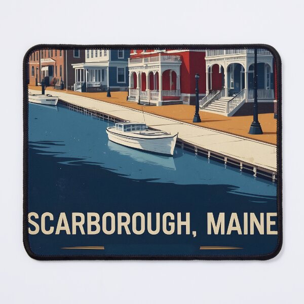 Item preview, Scarborough Maine 1950s USA Vintage Travel Tourism designed and sold by TravelersGems.