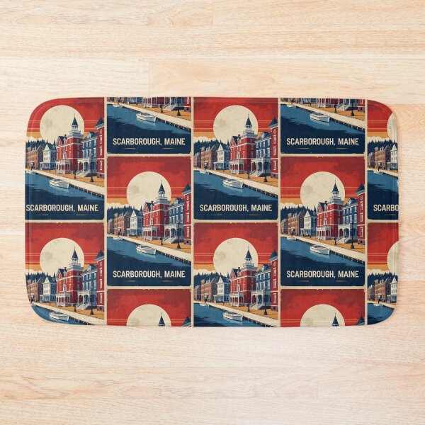 Item preview, Scarborough Maine 1950s USA Vintage Travel Tourism designed and sold by TravelersGems.