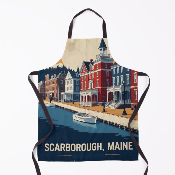 Item preview, Scarborough Maine 1950s USA Vintage Travel Tourism designed and sold by TravelersGems.
