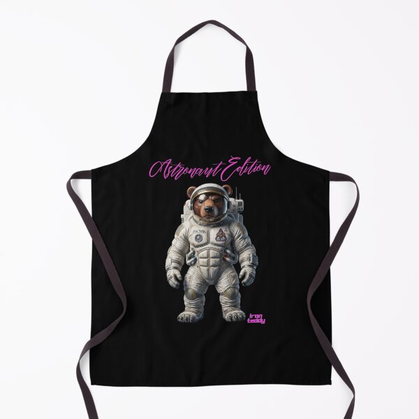 Item preview, Astronaut Iron Teddy - Muscular Space Explorer Leather Bear designed and sold by Woof-zil.
