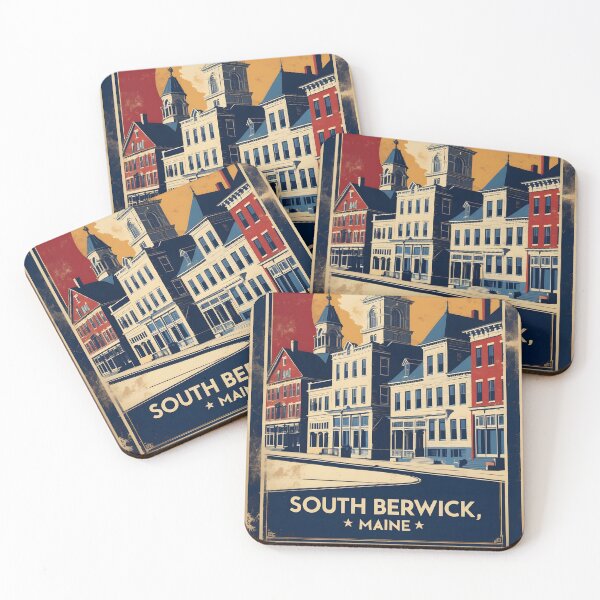Item preview, South Berwick Maine 1950s USA Vintage Travel Tourism designed and sold by TravelersGems.