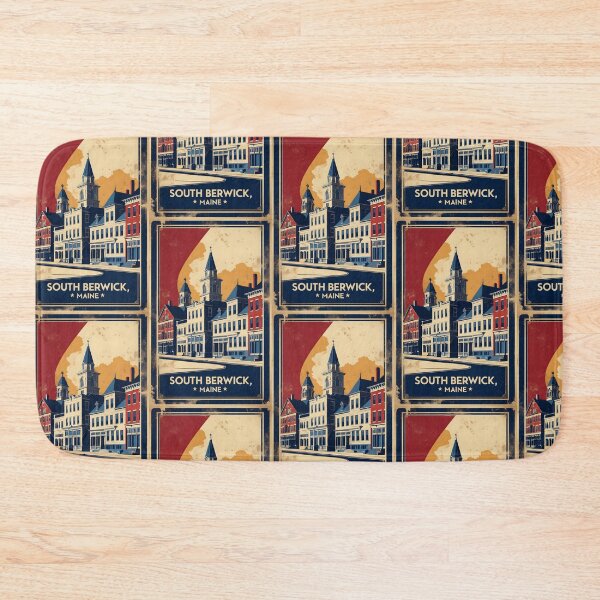 Item preview, South Berwick Maine 1950s USA Vintage Travel Tourism designed and sold by TravelersGems.