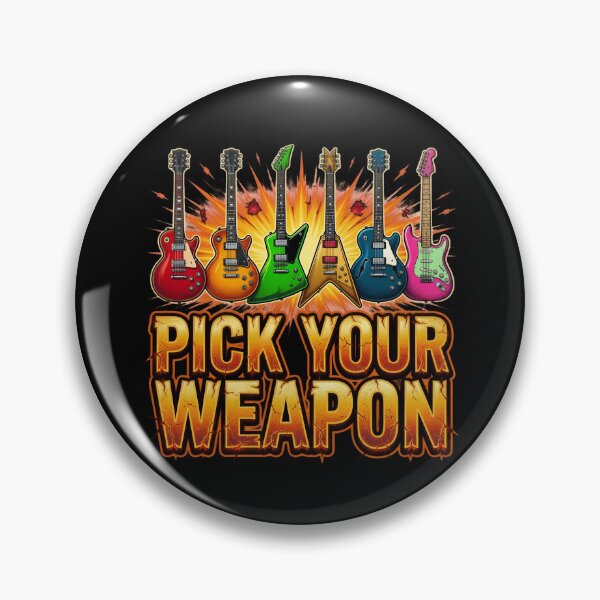 Item preview, Pick Your Weapon Electric Guitar Explosion designed and sold by TshirtsOnline-.
