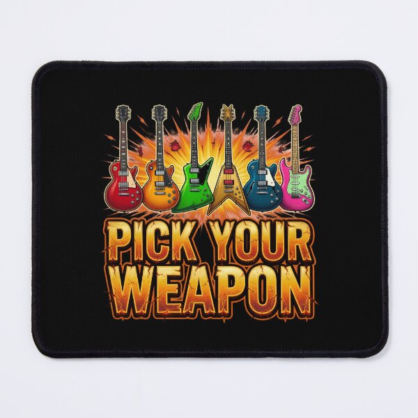 Item preview, Pick Your Weapon Electric Guitar Explosion designed and sold by TshirtsOnline-.