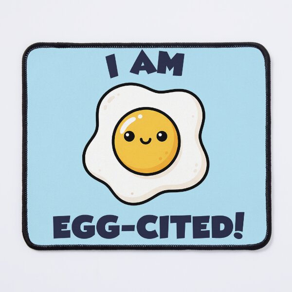 Item preview, I Am Egg-Cited designed and sold by CuteNDoodle.