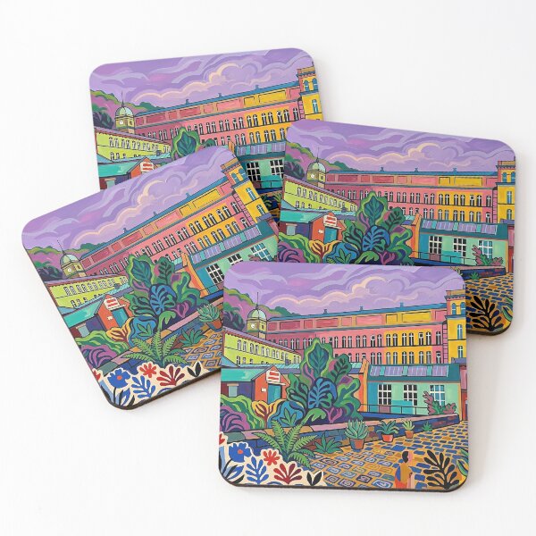 Item preview, Asquith Bottom Mills Sowerby Bridge – Matisse Style Yorkshire Heritage Art designed and sold by ArtworkNorth.