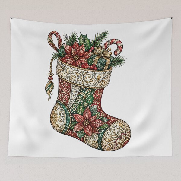 Item preview, Christmas Stocking designed and sold by PaintedbyCarol.