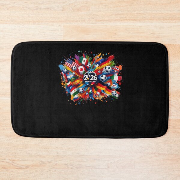 Item preview, World 2026 Cup Flags Splash Soccer Fan Graphic designed and sold by PixlCrypt.