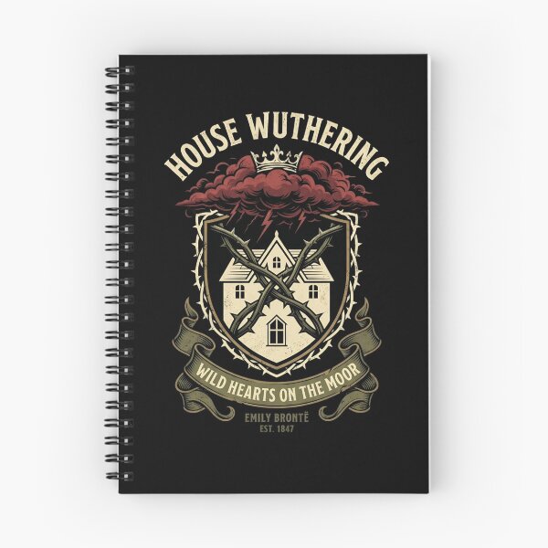 Item preview, House Wuthering Crest Wild Hearts On The Moor Emily Bronte Badge designed and sold by Fenay Designs.