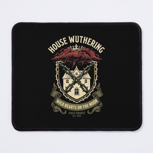 Item preview, House Wuthering Crest Wild Hearts On The Moor Emily Bronte Badge designed and sold by Fenay Designs.