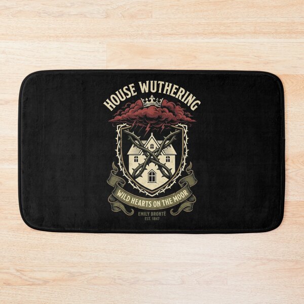 Item preview, House Wuthering Crest Wild Hearts On The Moor Emily Bronte Badge designed and sold by Fenay Designs.