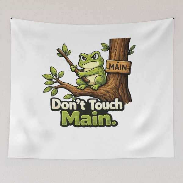 Item preview, Don't Touch Main Frog designed and sold by SimplePoDesign.