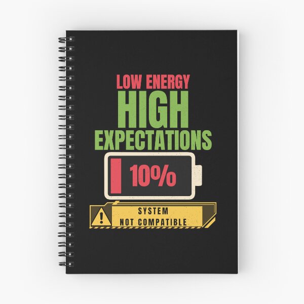 Item preview, Low Energy High Expectations Funny Office Worker T-Shirt designed and sold by Uvclick.