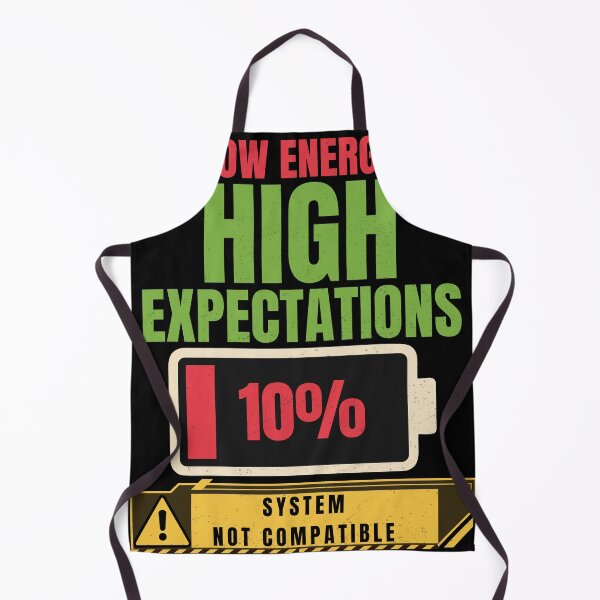 Item preview, Low Energy High Expectations Funny Office Worker T-Shirt designed and sold by Uvclick.