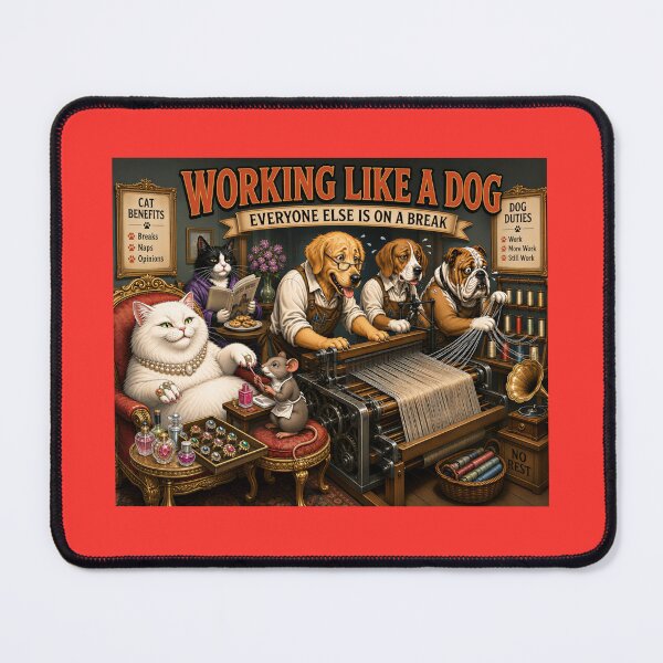 Item preview,  Working Like a Dog designed and sold by SammyMorry.