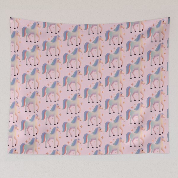 Item preview, Colorful horse with stars designed and sold by Fran Fryberg.