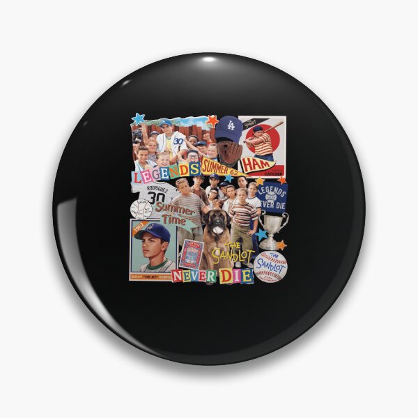 Item preview, Legends Summer Never Die Vintage Baseball Collage designed and sold by PixlCrypt.