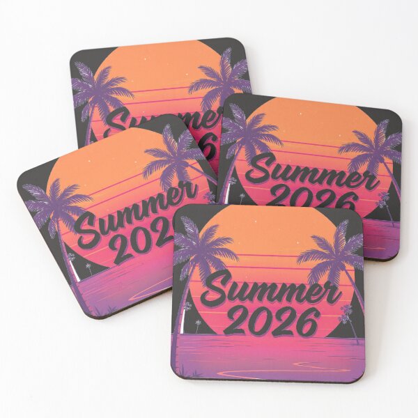 Item preview, Summer 2026 Retro Vaporwave Sunset Beach Design designed and sold by BodaZZ.