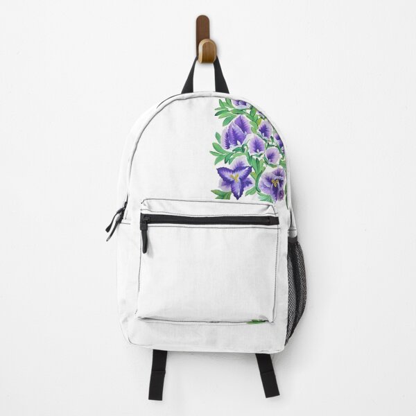 Item preview, Purple and White Iris One Stroke Art designed and sold by ArtOfMelania.