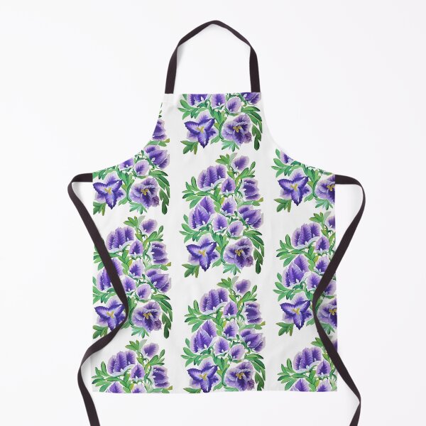 Item preview, Purple and White Iris One Stroke Art designed and sold by ArtOfMelania.