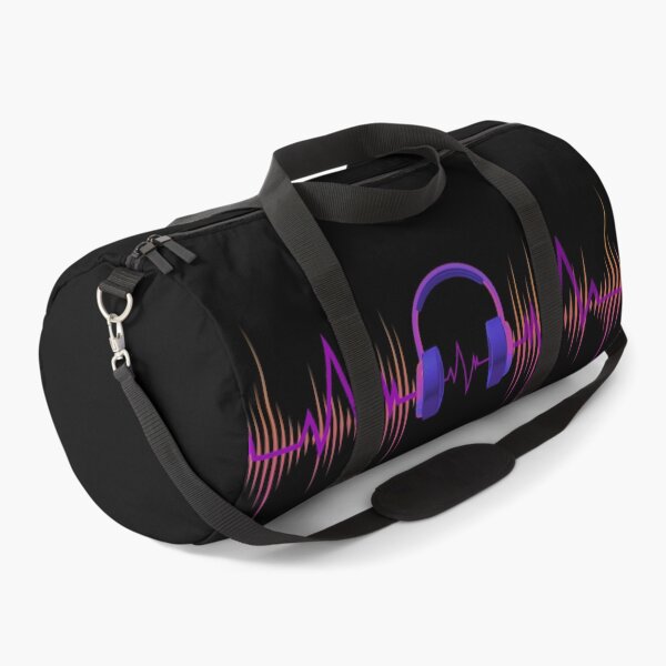 Item preview, Music Lovers Heartbeat Pulse Frequency Headphones Colorful Musician Soundwave designed and sold by Ceramic Scripture.