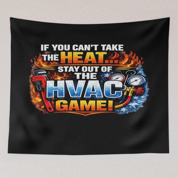 Item preview, If You Can't Take the Heat - Bold HVAC Tech Fire & Ice Design designed and sold by FrozenHeat97.
